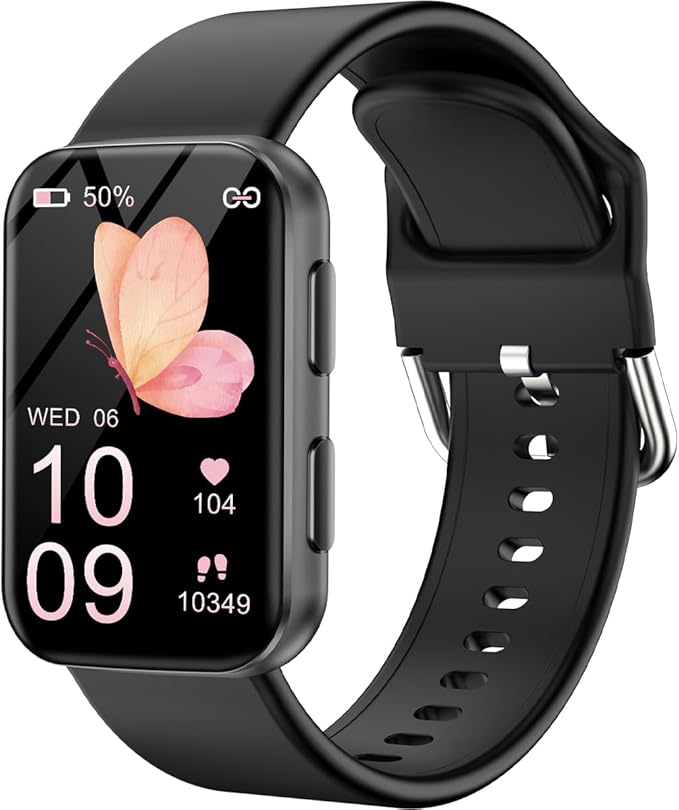 MorePro Smart Fitness Tracker – 24/7 Heart Rate & Blood Oxygen Tracking, Sleep & Activity Monitor, 120+ Sport Modes, IP68 Waterproof Smart Watch for Android iOS Women Men