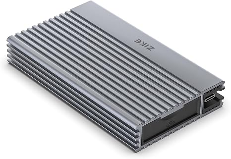 Zike USB4 40Gbps M.2 NVMe SSD Enclosure,3811 MB/s,M-Key 2280,Thunderbolt 5