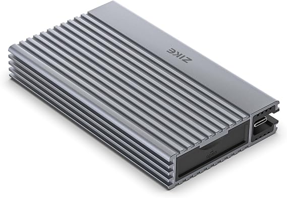 Zike USB4 40Gbps M.2 NVMe SSD Enclosure,3811 MB/s,M-Key 2280,Thunderbolt 5