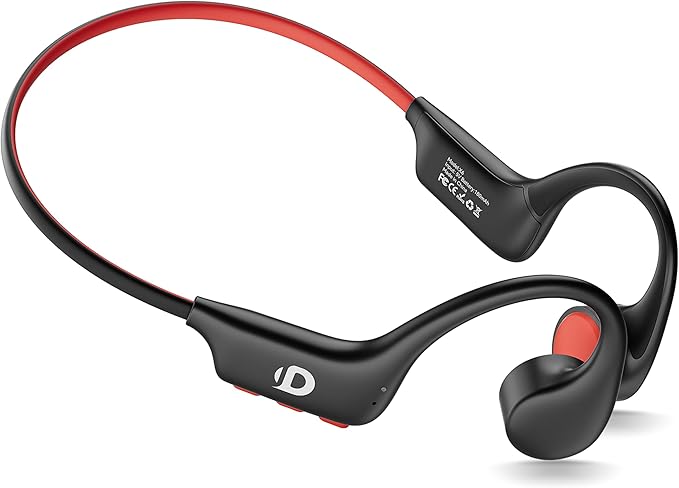 Open Ear Sport Headphones, Wireless Bone Conduction Earphones, Built-in 32GB MP3,with Mic, IP68, Sweat & Water Resistant, Up to 8 Hours Battery, Bluetooth 5.3,for Running,Swimming,Workouts