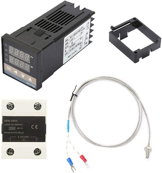 PID Temperature Controller Kit 0-400℃ Range ±0.5% FS Accuracy