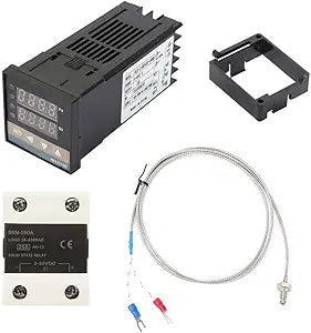 PID Temperature Controller Kit 0-400℃ Range ±0.5% FS Accuracy
