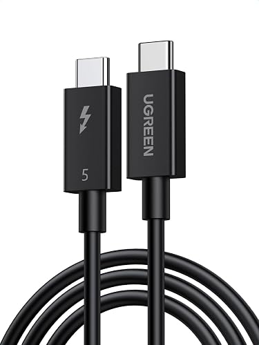 UGREEN Thunderbolt 5 Cable 80Gbps, Intel Certified, 240W PD3.1, 3.3ft