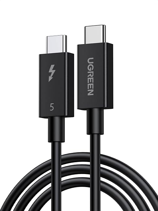 UGREEN Thunderbolt 5 Cable 80Gbps, Intel Certified, 240W PD3.1, 3.3ft