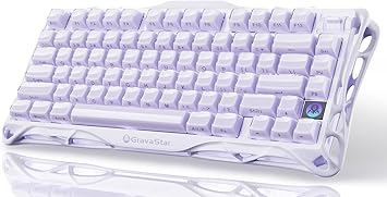 GravaStar Mercury K1 75% Wireless Mechanical Gaming Keyboard RGB Backlit