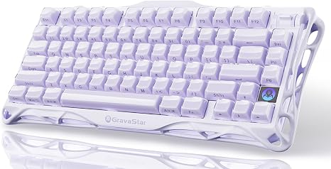 GravaStar Mercury K1 75% Wireless Mechanical Gaming Keyboard RGB Backlit