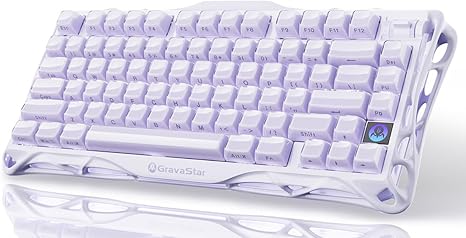 GravaStar Mercury K1 75% Wireless Mechanical Gaming Keyboard RGB Backlit
