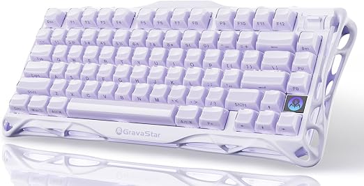 GravaStar Mercury K1 75% Wireless Mechanical Gaming Keyboard RGB Backlit