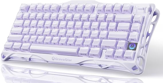 GravaStar Mercury K1 75% Wireless Mechanical Gaming Keyboard RGB Backlit