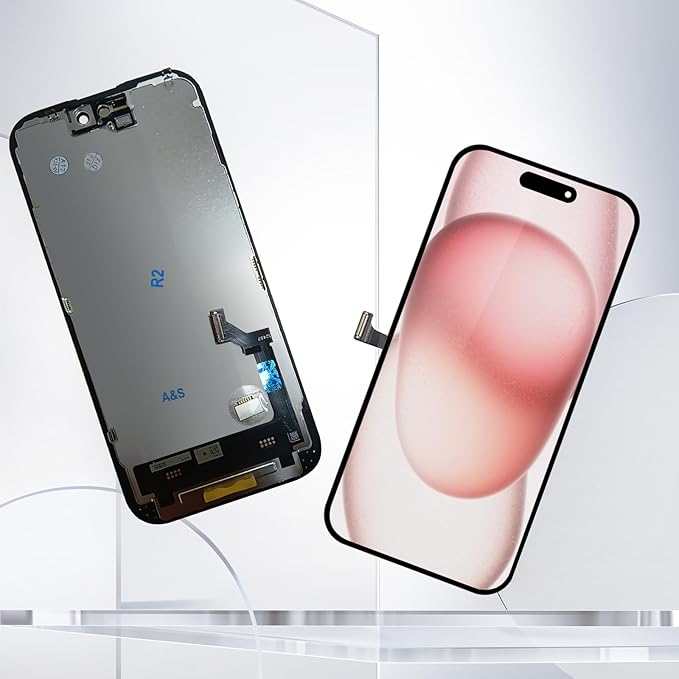 DIGI4U for iPhone 15 Screen Replacement, 6.1 inch 3D Touch FHD Retina for iPhone 15 Touch Display Digitizer Assembly with Repair Tools for iPhone (A3090, A2846, A3089, A3092)