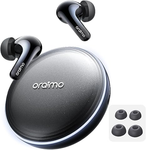 Oraimo AI Translation Earbuds, Bluetooth 6.0 Wireless Earbuds with ANC
