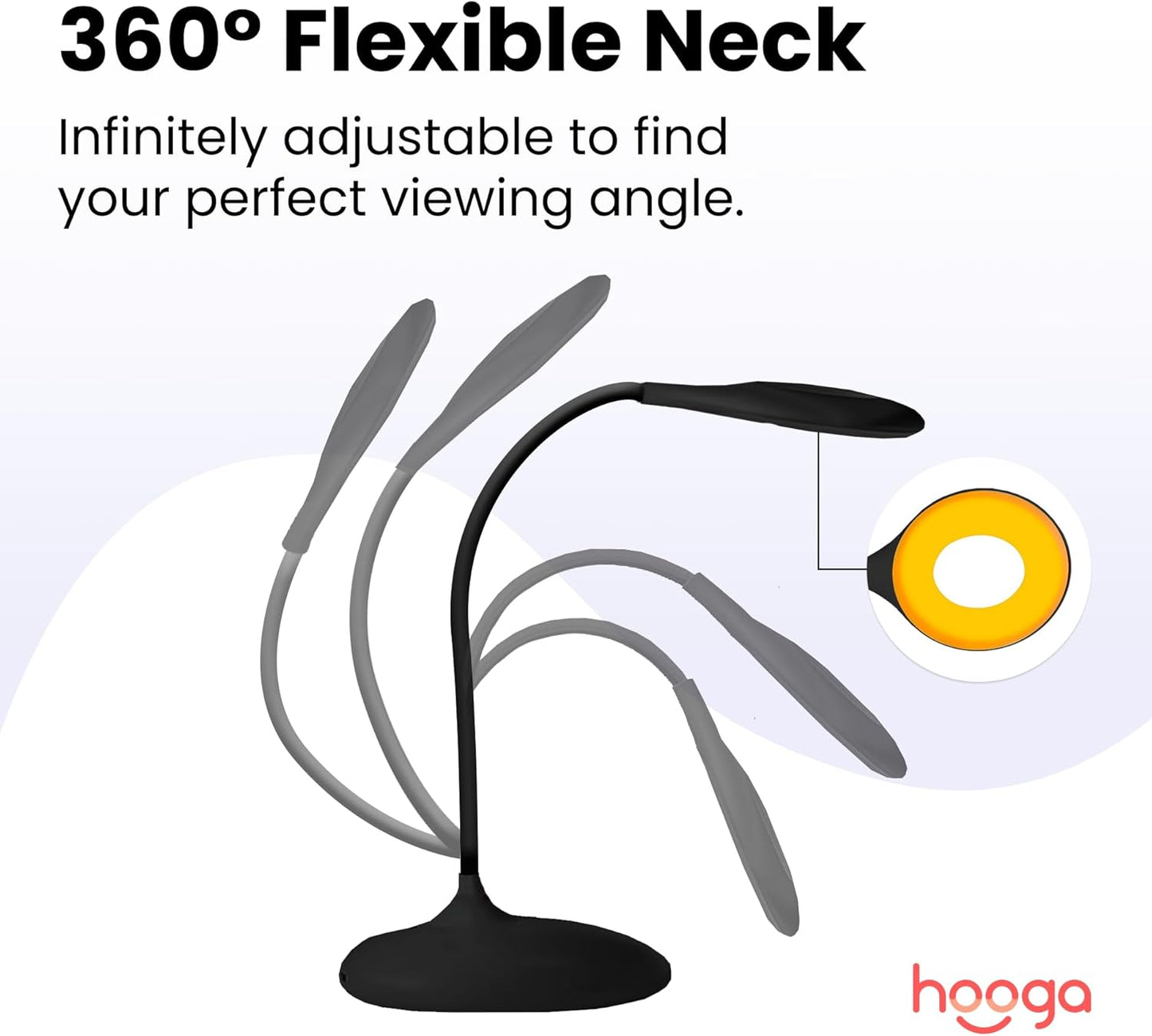 Desk Lamp, Blue Light Blocking, 3 Modes: Amber 1600K, Red, Full-Spectrum 4000K, Dimmable, Rechargeable, Eye Strain Relief, Circadian Friendly