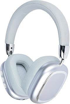 New Wireless Headset, Hifi Clear Call, Comfortable Fit With Head, Foldable, Rotatable, Stretchable. Compatible with Mobile Phones, Computers, MP3 and Other Devices. Wireless Headphones (Silvery)