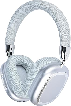 New Wireless Headset, Hifi Clear Call, Comfortable Fit With Head, Foldable, Rotatable, Stretchable. Compatible with Mobile Phones, Computers, MP3 and Other Devices. Wireless Headphones (Silvery)