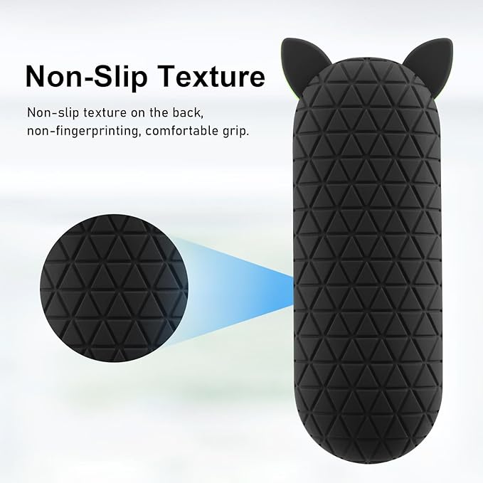 Cover for Facebook Protal TV Remote Control, Black Silicone Protective Case