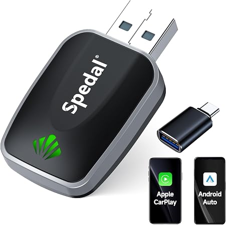 Seamless Auto-Connect CarPlay Adapter, Upgrade 2in1 Wireless WLAN Dual-Band