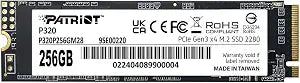 Patriot P320 256GB PCIe Gen 3x4 M.2 2280 SSD
