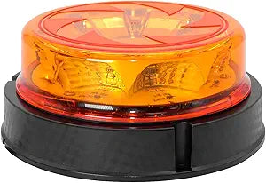 Agrieyes W47S w/Replaceable Lens Amber LED Beacon Lights, Emergency Strobe