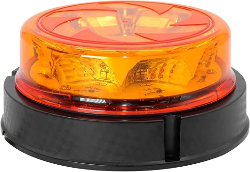 Agrieyes W47S w/Replaceable Lens Amber LED Beacon Lights, Emergency Strobe