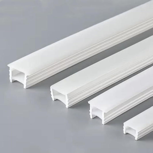 Silicone LED Channel System, 16.4Ft Flexible Milky White Diffuser Cover, IP67 Waterproof DIY Neon Tube for ≤6mm Width LED Strip, Neon Rope Light Channel Diffuser (No LED Strip)