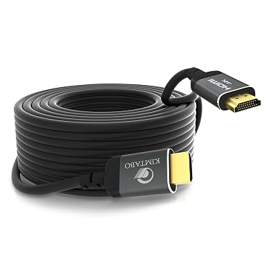 50ft HDMI Cable, Ultra High Speed Long HDMI Cables Support 4K 60Hz 2K 1080p 3D ARC, Gold Plated Connectors Soft HDMI Cord for UHD TV Monitor Projector Soundbar Laptop PS3/4 Xbox (15m) - Image 3