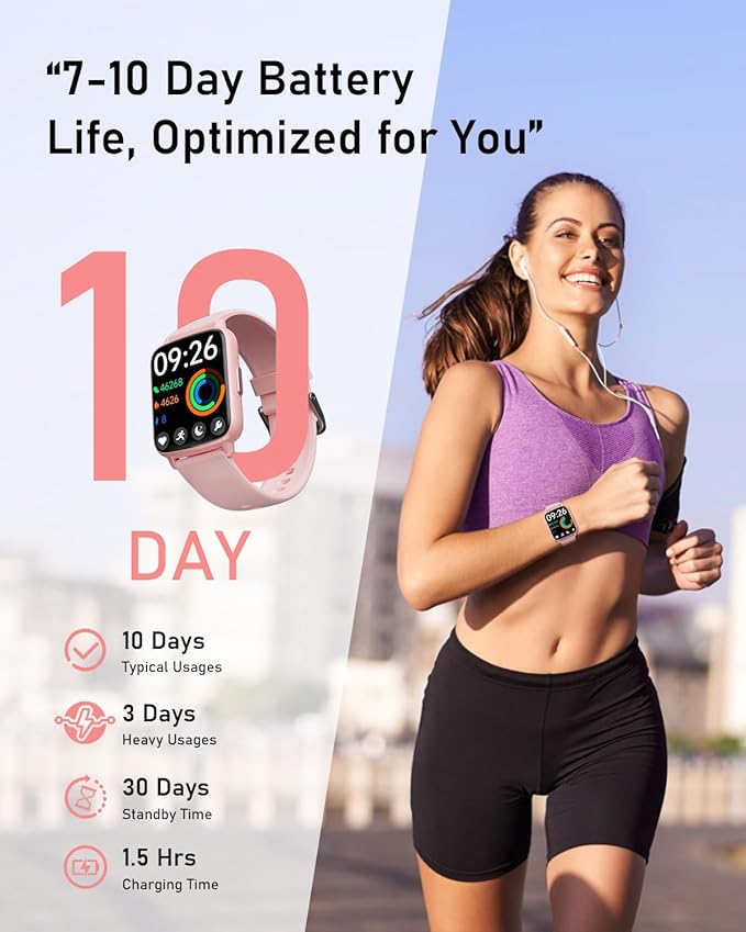 Smart Watches for Women Men with Call - Fitness Trackers with 24-Hour Heart Rate SpO2 Sleep Monitor iP68 Waterproof 100+ Sport Mode Watches for Women gift Compatible with iPhone Android Phones
