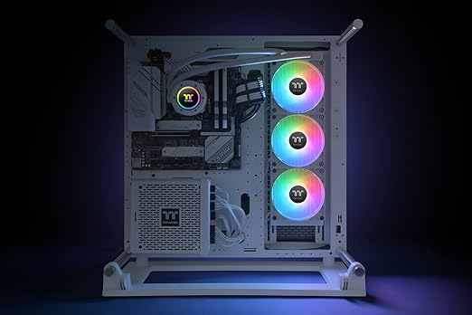 Thermaltake TH360 V2 ARGB Sync/AlO Liquid Cooler/Fan 120mm*3/PWM 500~2000 RPM/Mirror Waterblock/MB ARGB Sync Control/White, CL-W365-PL12SW-A