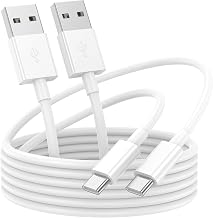 Car Carplay Cable for iPhone 15/16/17 Charger Cord,USB A to USB C Fast Charging Cable 3FT 2Pack Compatible for Apple 17 Pro Max/16 Plus/for IPad Pro 12.9/11/Air 5th/4th Mini Gen Type C Charge - Image 1