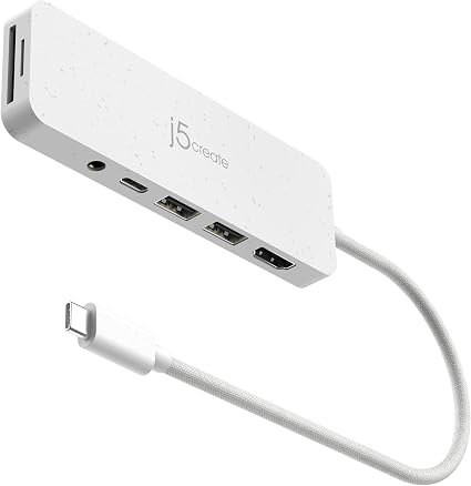 j5create USB-C Multi-Port Hub with Power Delivery with 4K HDMI/2 USB-A