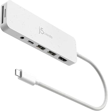 j5create USB-C Multi-Port Hub with Power Delivery with 4K HDMI/2 USB-A