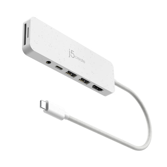 j5create USB-C Multi-Port Hub with Power Delivery with 4K HDMI/2 USB-A