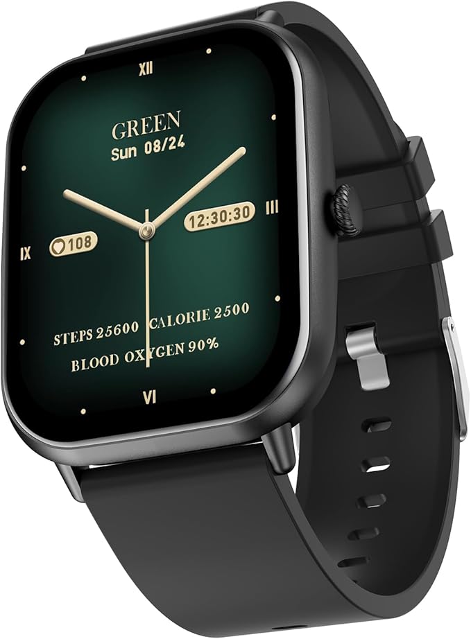 Fire-Boltt Ninja Call Pro Max 51.05mm (2.01 inch) Display Smart Watch, Bluetooth Calling, 120+ Sports Modes, Health Suite, Voice Assistance (Black)