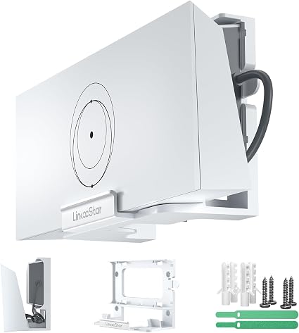 Linkoostar 2-in-1 Mount for Starlink Gen3/V4/4X HP Router & Power Supply