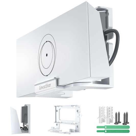 Linkoostar 2-in-1 Mount for Starlink Gen3/V4/4X HP Router & Power Supply