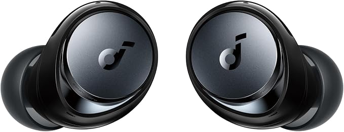 Soundcore by Anker Space A40 Auto-Adjustable Active Noise Cancelling Wireless Earbuds, Reduce Noise by Up to 98%, 50H Playtime, Hi-Res Sound, Comfortable Fit, App Customization(Renewed)
