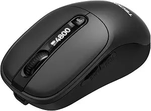 TECKNET Tri-Mode Rechargeable Bluetooth Mouse with LED Display for Laptop - Image 1