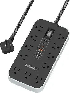 PD30W USB Extension Cord with Multiple Outlets- 5 FT