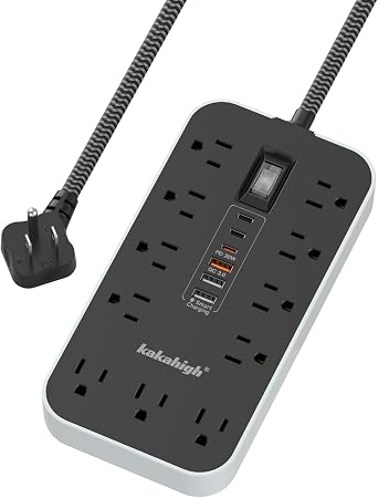 PD30W USB Extension Cord with Multiple Outlets- 5 FT
