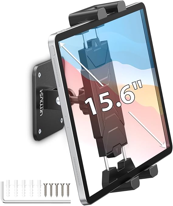 Urmust Tablet Wall Mount Ipad Holder, 4.7-15.6"