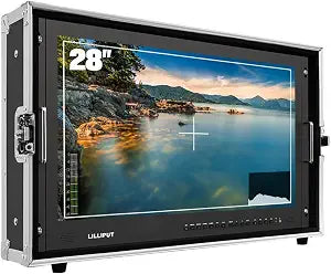 LILLIPUT BM280-4KS DSLR Camera Field Monitor 4K HDR 3D-LUT 28 Inch Display with Carry-on Suitcase 4KS Video Photography Monitor