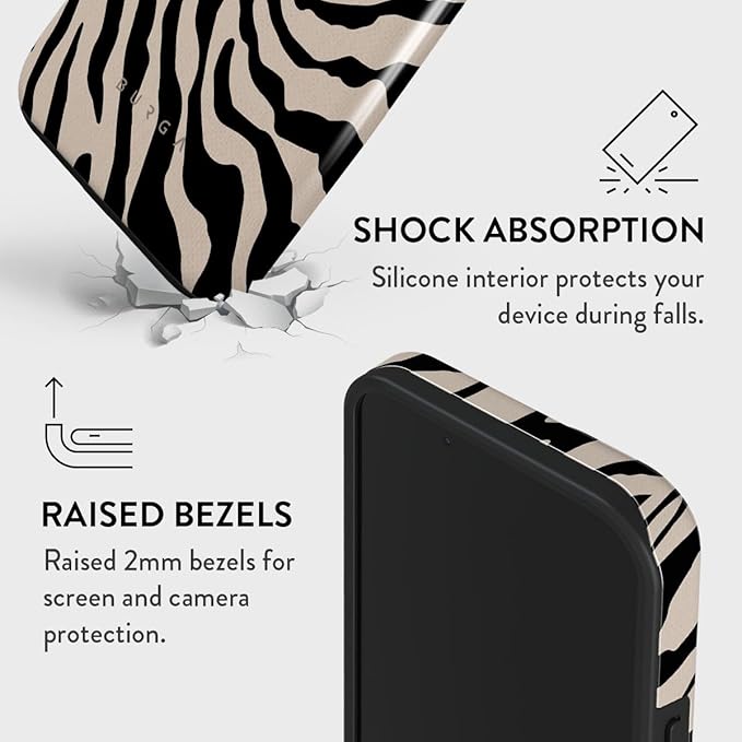 BURGA Phone Case for iPhone 13 - Cute, Trendy, Aesthetic, Pattern Phone Cover, Hard Shell Protection - fits Apple iPhone 13 Case for Women and Men