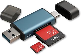 SD4.0 Card Reader - High-Speed 312MB/s USB-A & USB-C Micro SD Card Reader - SD Card Reader for iPhone, Android, MacBook, PC - Plug & Play UHS-II SDXC SDHC SD Card Reader for Laptop & More - Image 1