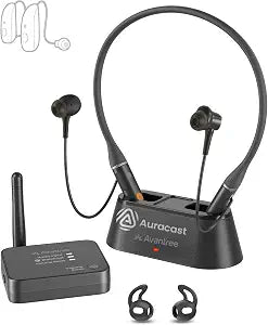 Avantree Aura Loop - Auracast Wireless TV Earbuds with Voice Clear