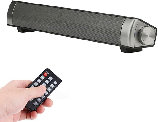 Computer Speakers for Desktop, Wired and Wireless Computer Sound Bar, Stereo USB Powered Mini Soundbar Speakers for PC Tablets Laptop Desktop Projector Cellphone