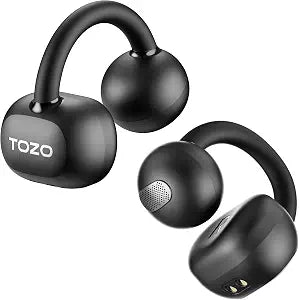 TOZO OpenEarRing Open Ear Earbuds 40H Bluetooth 5.4 Lightweight Comfort