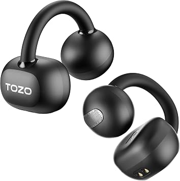 TOZO OpenEarRing Open Ear Earbuds 40H Bluetooth 5.4 Lightweight Comfort