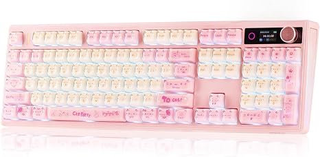 EPOMAKER TH108 V2 PRO Full Size Mechanical Keyboard with Screen&Knob