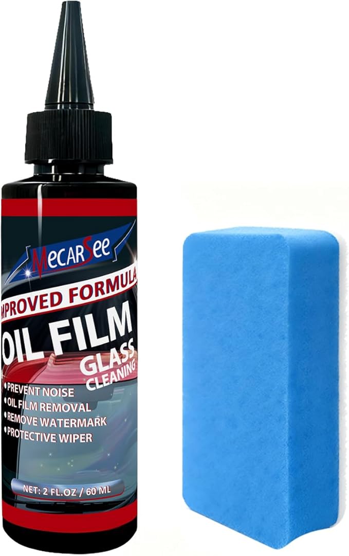 Glass Cleaner Spray - Helps Prevent Repels Rain for Exterior Car Windows