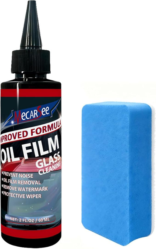 Glass Cleaner Spray - Helps Prevent Repels Rain for Exterior Car Windows