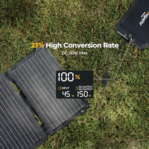 BougeRV 50 Watt Solar Panel, Foldable Portable Charg | Charging & Powe - Image 5